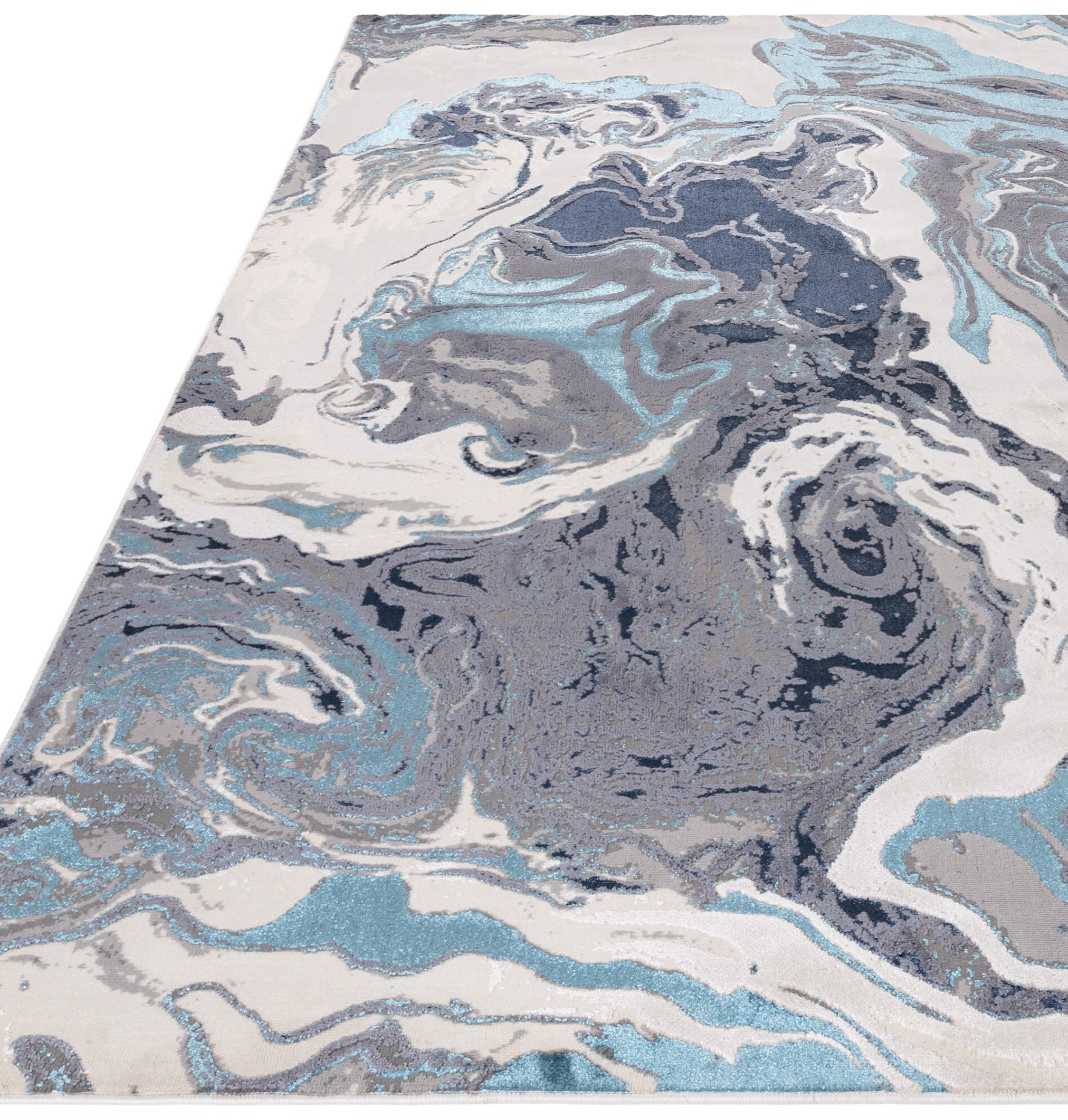 Aurora Ocean Abstract Rug Home Store Living