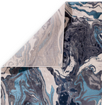 Aurora Ocean Abstract Rug Home Store Living