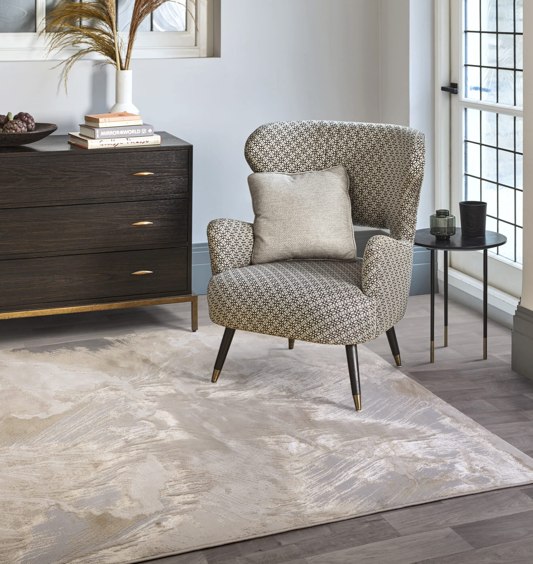 Aurora Etch Abstract Rug Home Store Living