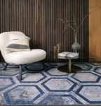 Aurora Hexagon Geometric Rug Home Store Living