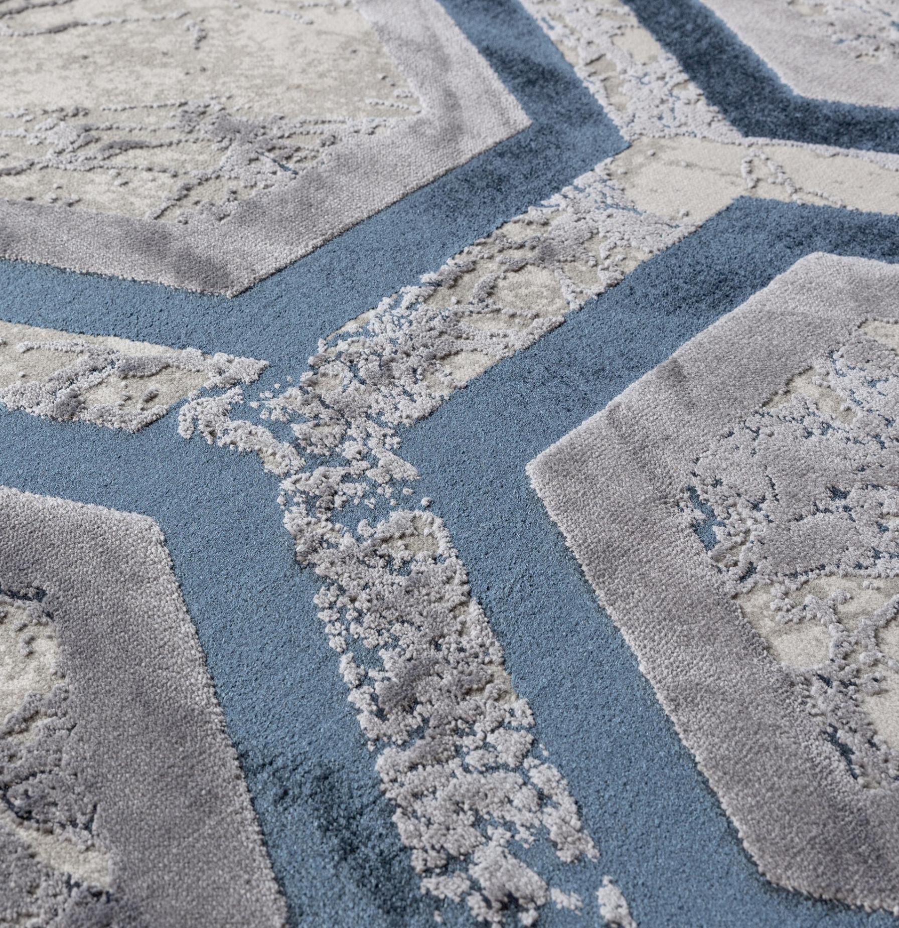 Aurora Hexagon Geometric Rug Home Store Living