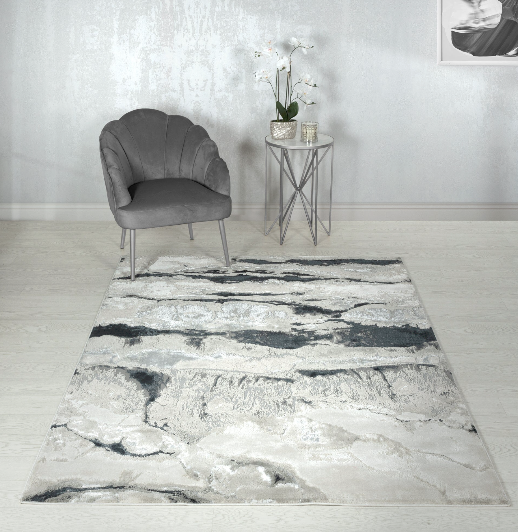 Aurora Quartz Decorative Rug Home Store Living