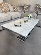 London 1.2m Marble Coffee Table AWS TRADING LTD