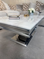 London 1.2m Marble Coffee Table AWS TRADING LTD