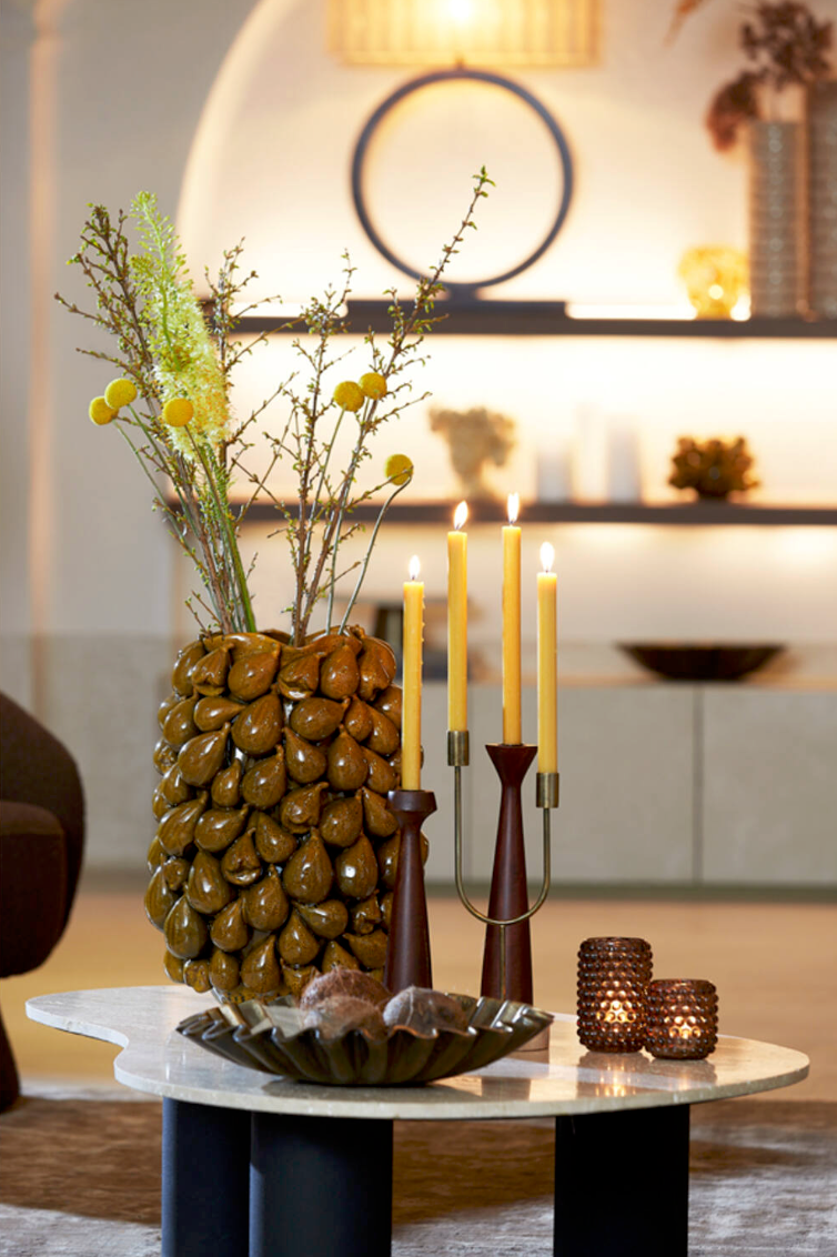 Dish Ø30x5 cm ZARIDA antique bronze Light and Living