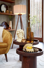 Dish Ø30x5 cm ZARIDA antique bronze Light and Living