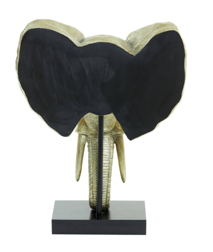 Ornament 38,5x19,5x49 cm ELEPHANT light gold Light and Living