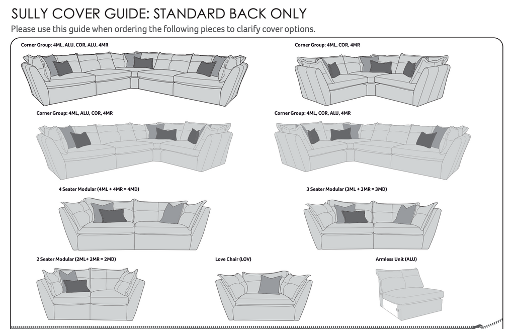 Sully Premium Truffle Sofa Range Buoyant