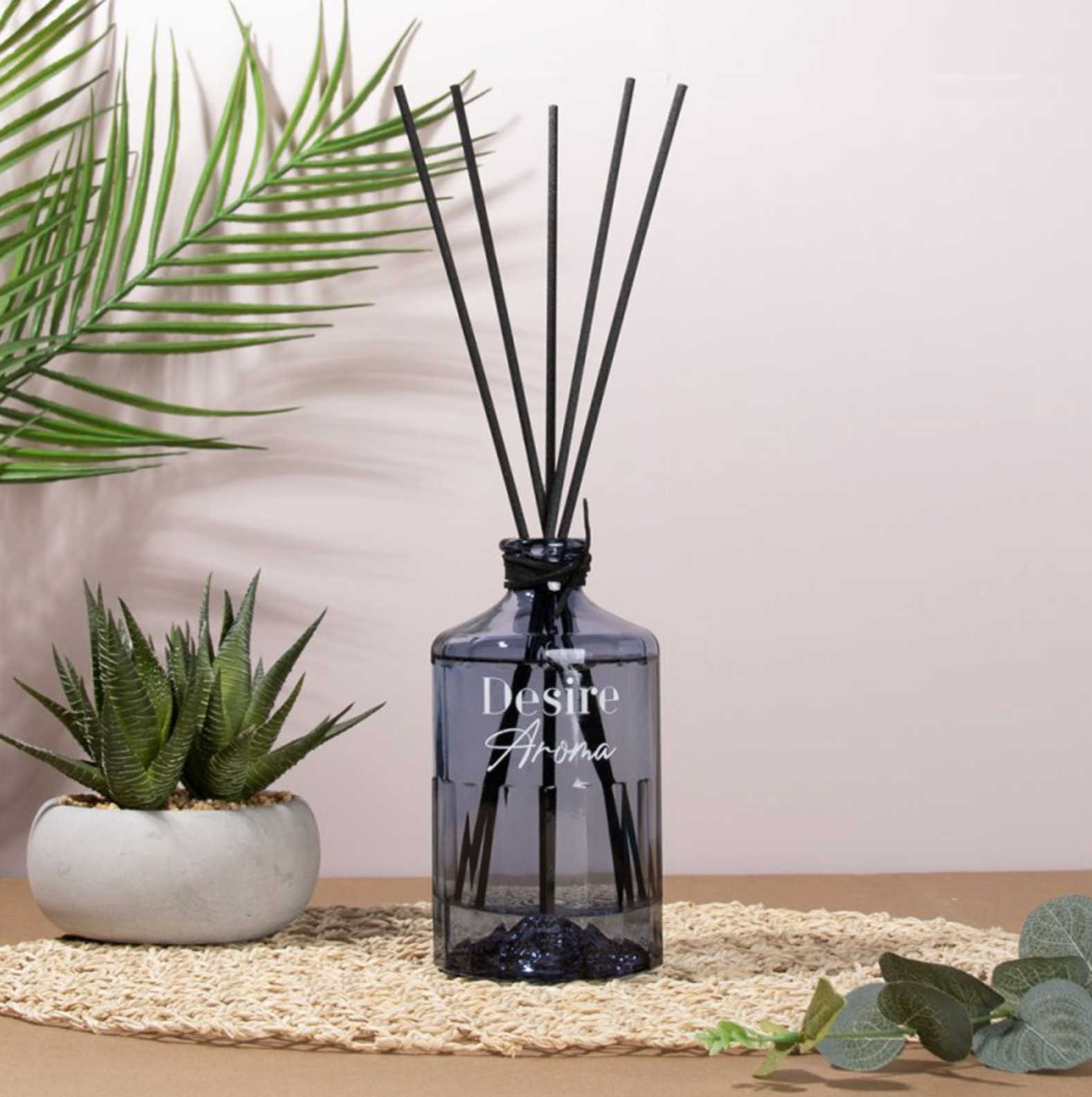 Desire Aroma Cologne Spiced Amber 500ml Reed Diffuser Lesser & Pavey Ltd