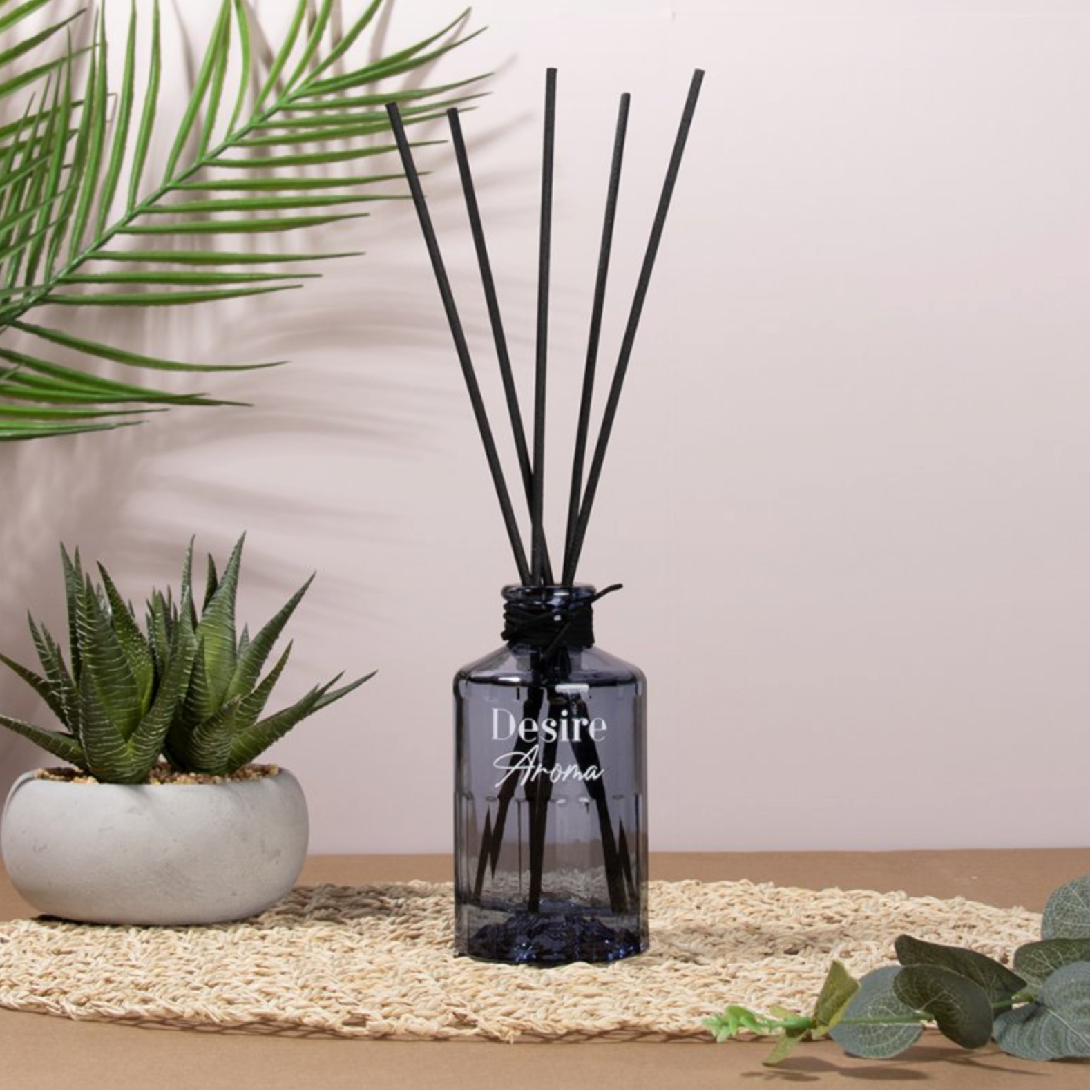 Desire Aroma Cologne Spiced Amber 220ml Reed Diffuser Lesser & Pavey Ltd