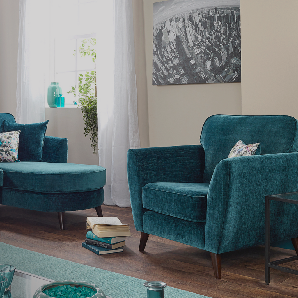 Antigua Upholstered Velvet Armchair Accent Chair Lebus