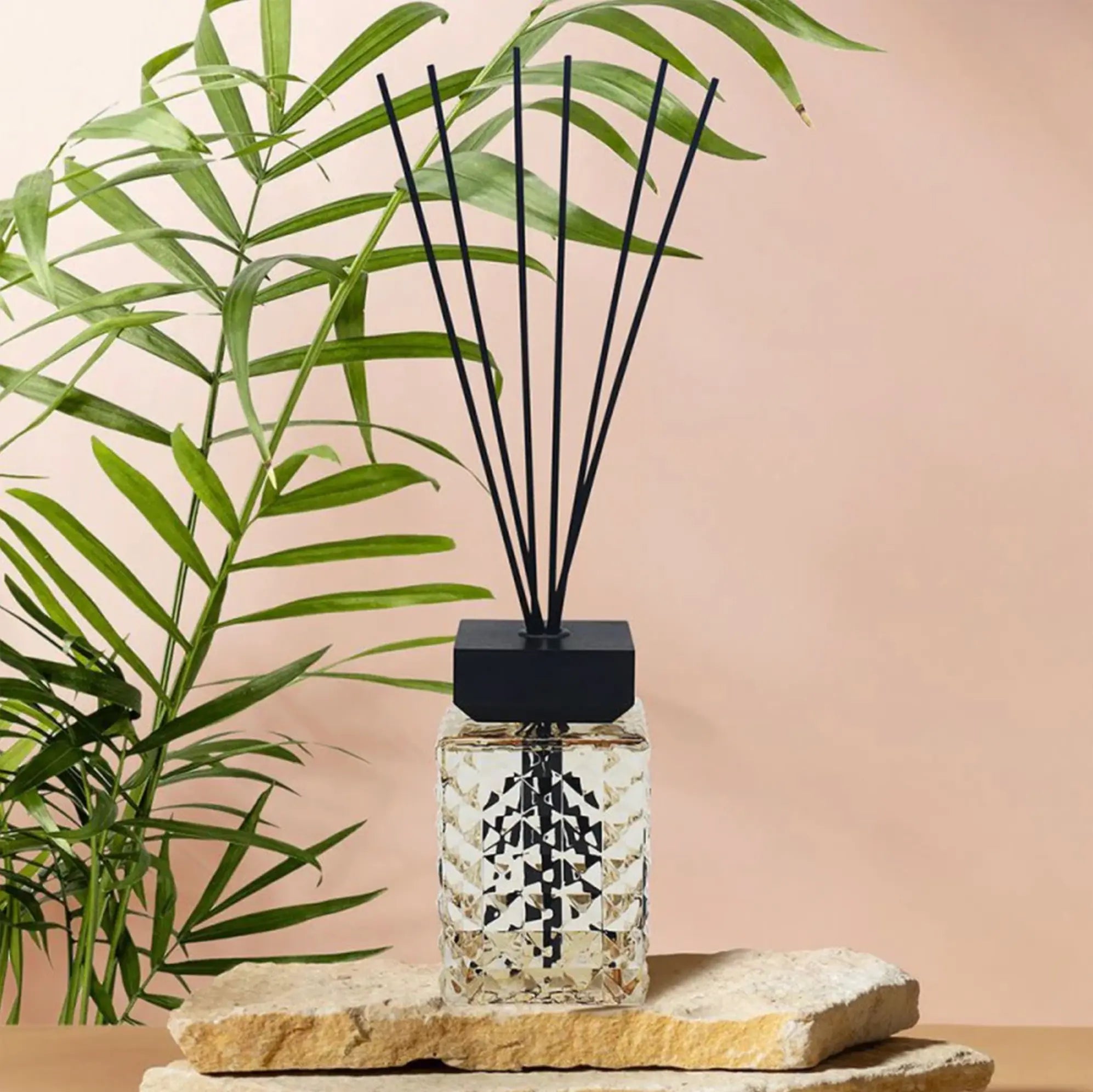 Desire Aroma Cashmere & Silk 2000ml Cut Glass Reed Diffuser Lesser & Pavey Ltd