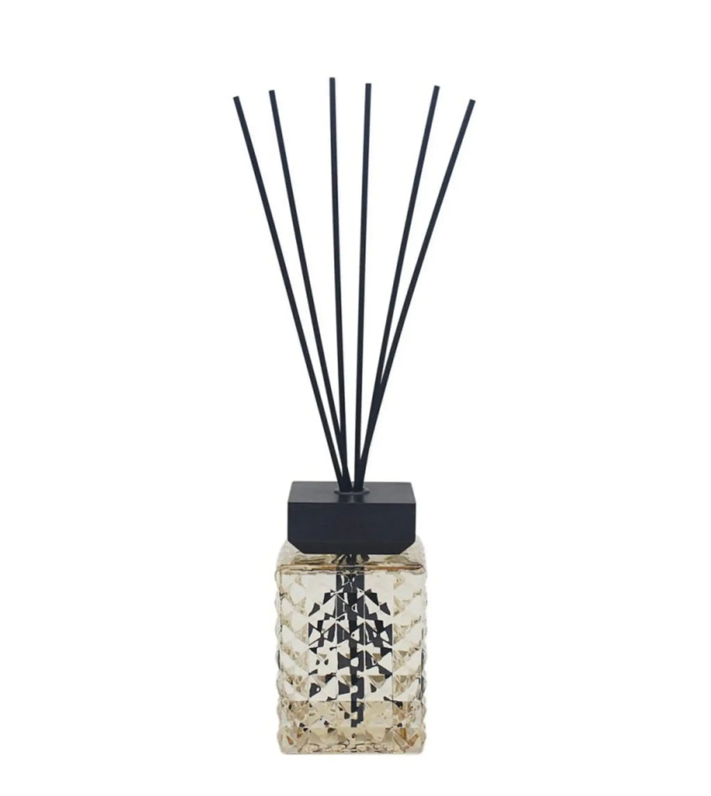 Desire Aroma Cashmere & Silk 2000ml Cut Glass Reed Diffuser Lesser & Pavey Ltd