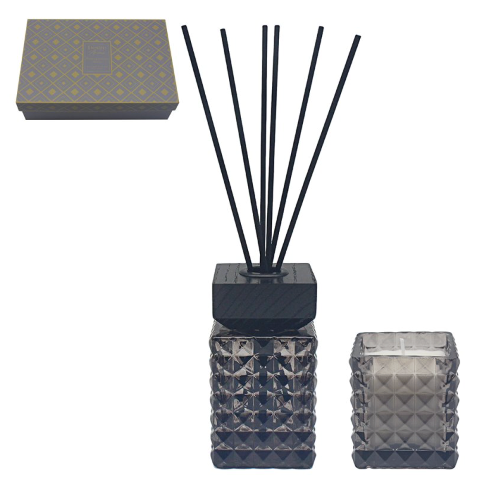 Desire Aroma Shangri-La Gift Set - Candle & Reed Diffuser Lesser & Pavey Ltd