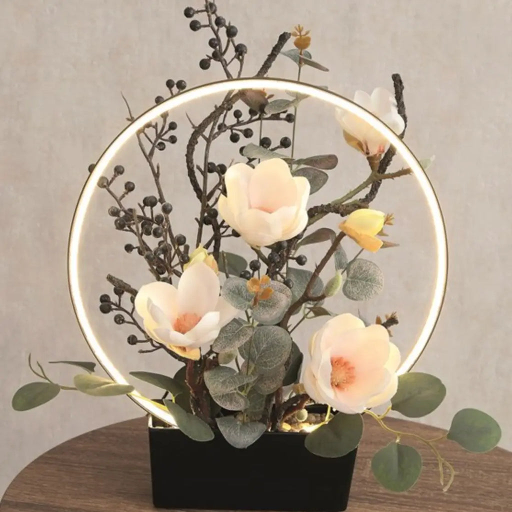 LED Floral Lamp 30x35cm straits