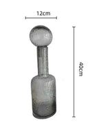 40cm Grey Mirage Decorative Bottle with Lid - Home Store Living