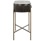 Luxor 1 Drawer Brown Console Table Home Store Living