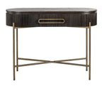 Luxor 1 Drawer Brown Console Table Home Store Living