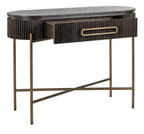 Luxor 1 Drawer Brown Console Table Home Store Living