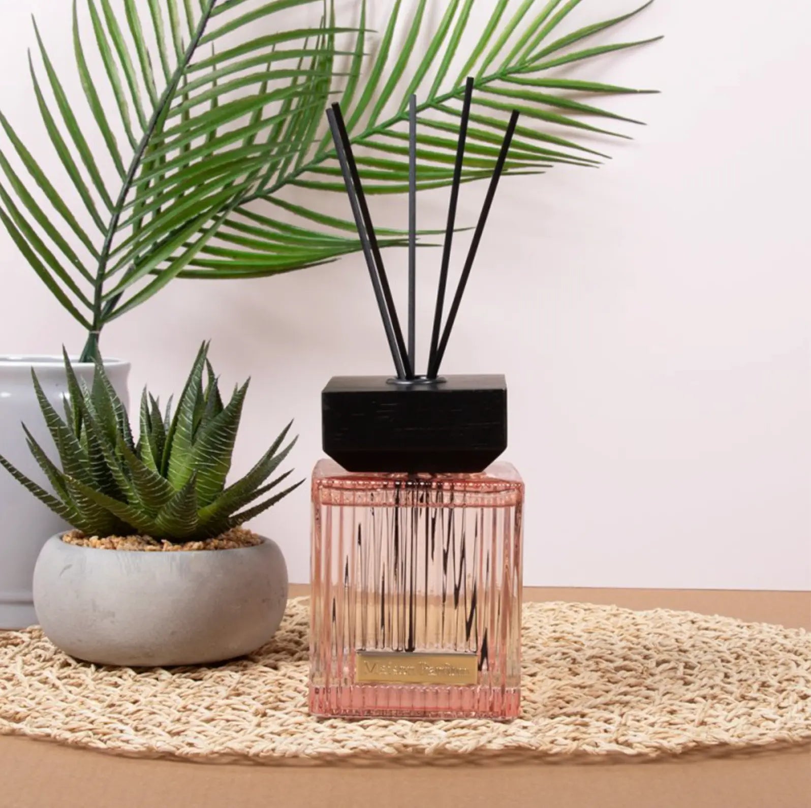 Maison Parfum 450ml Reed Diffuser - Square Ribbed Bottle Lesser & Pavey Ltd