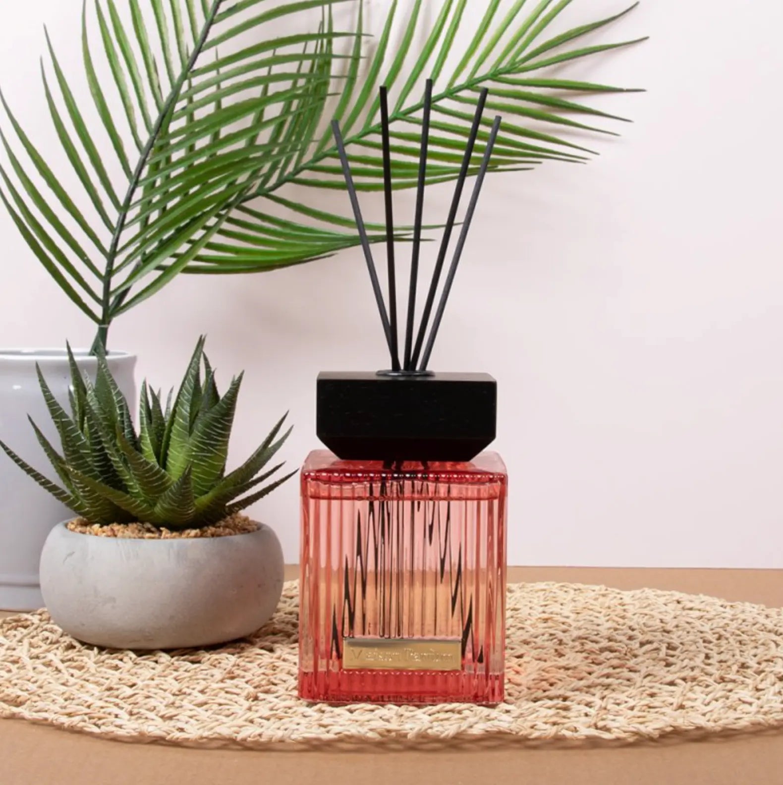 Maison Parfum 450ml Reed Diffuser - Square Ribbed Bottle Lesser & Pavey Ltd