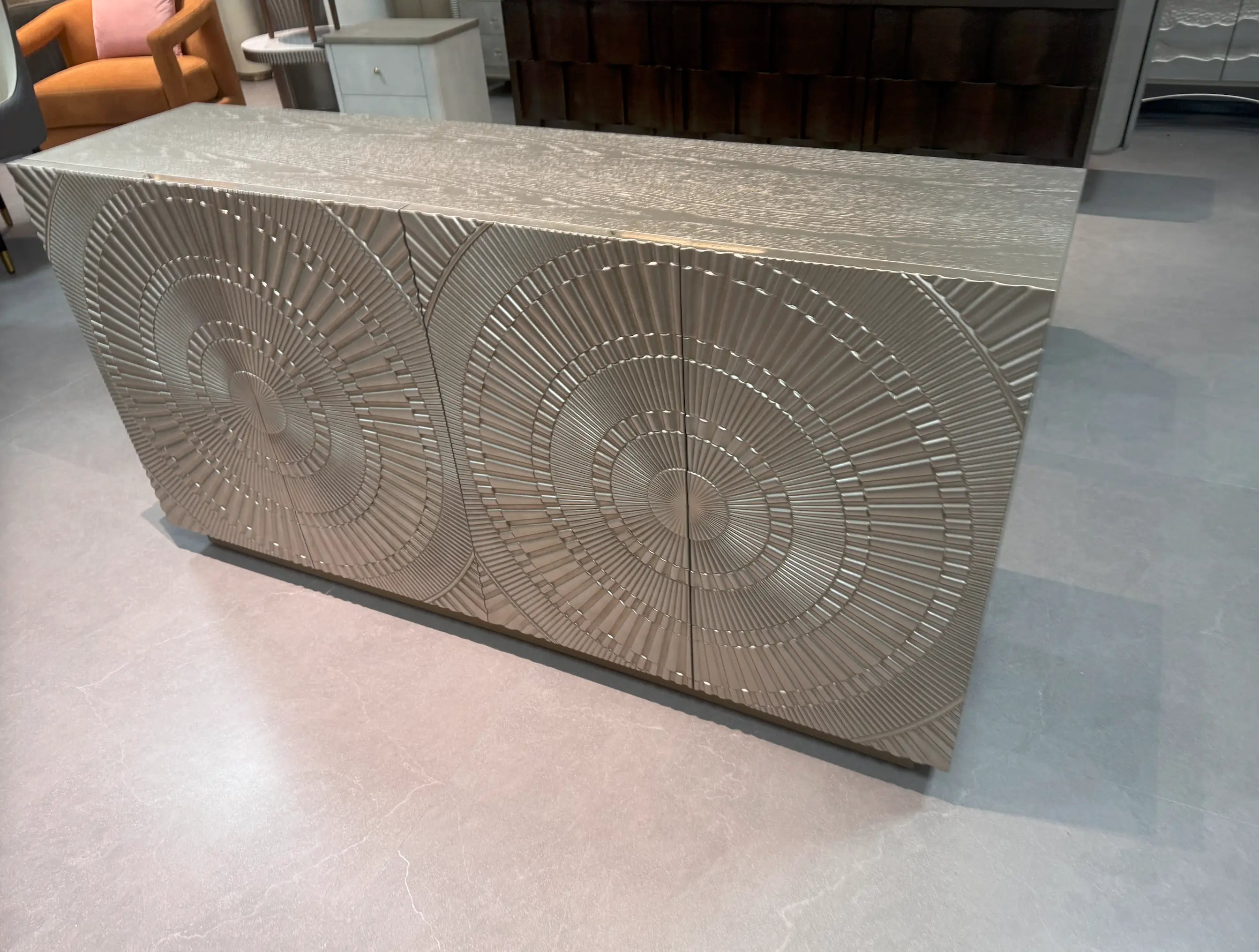 Coco 4 Door Silver Sideboard YS Interiors