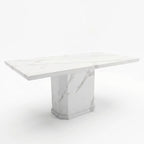 Belle Marble White Dining Table (1.6m / 1.8m / 2m) L H International