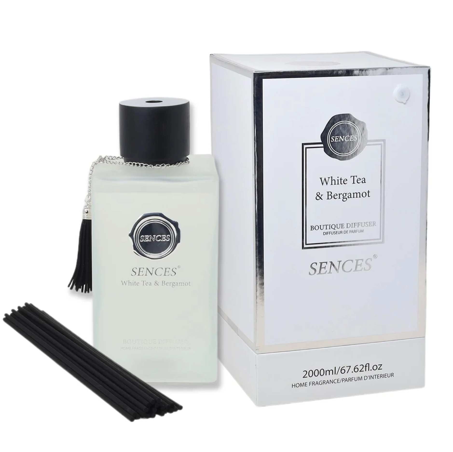 Sences White Tea & Bergamot 2000ml Reed Diffuser Baltus Ltd
