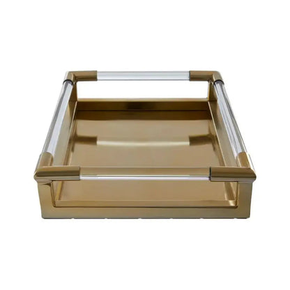 Lucia Gold Finish Tray Home Store Living