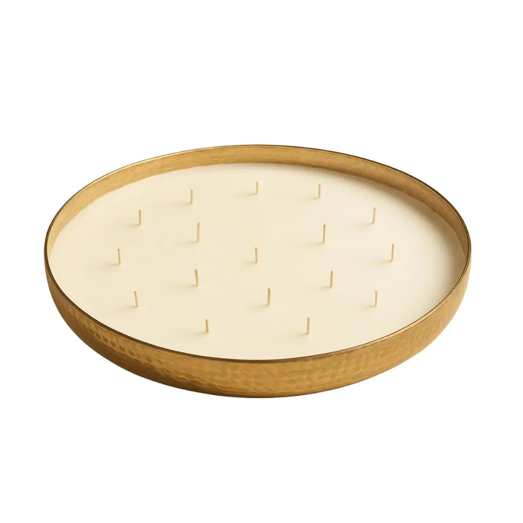 Gold Hammered Candle - Large 40CM sil interiors