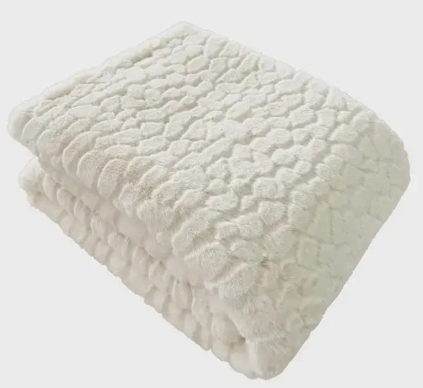 Malini Camberwell Ivory Throw malini