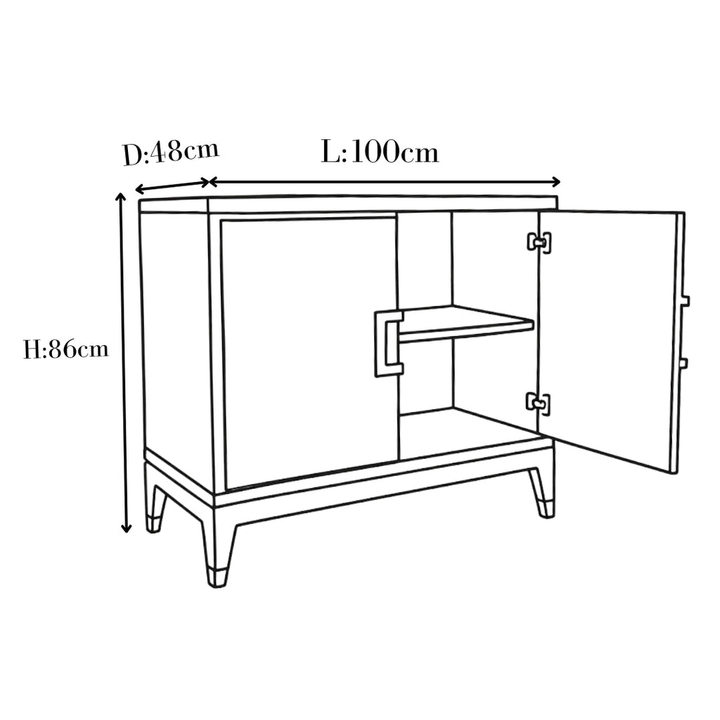 Belgravia 2-Door Sideboard YS Interiors