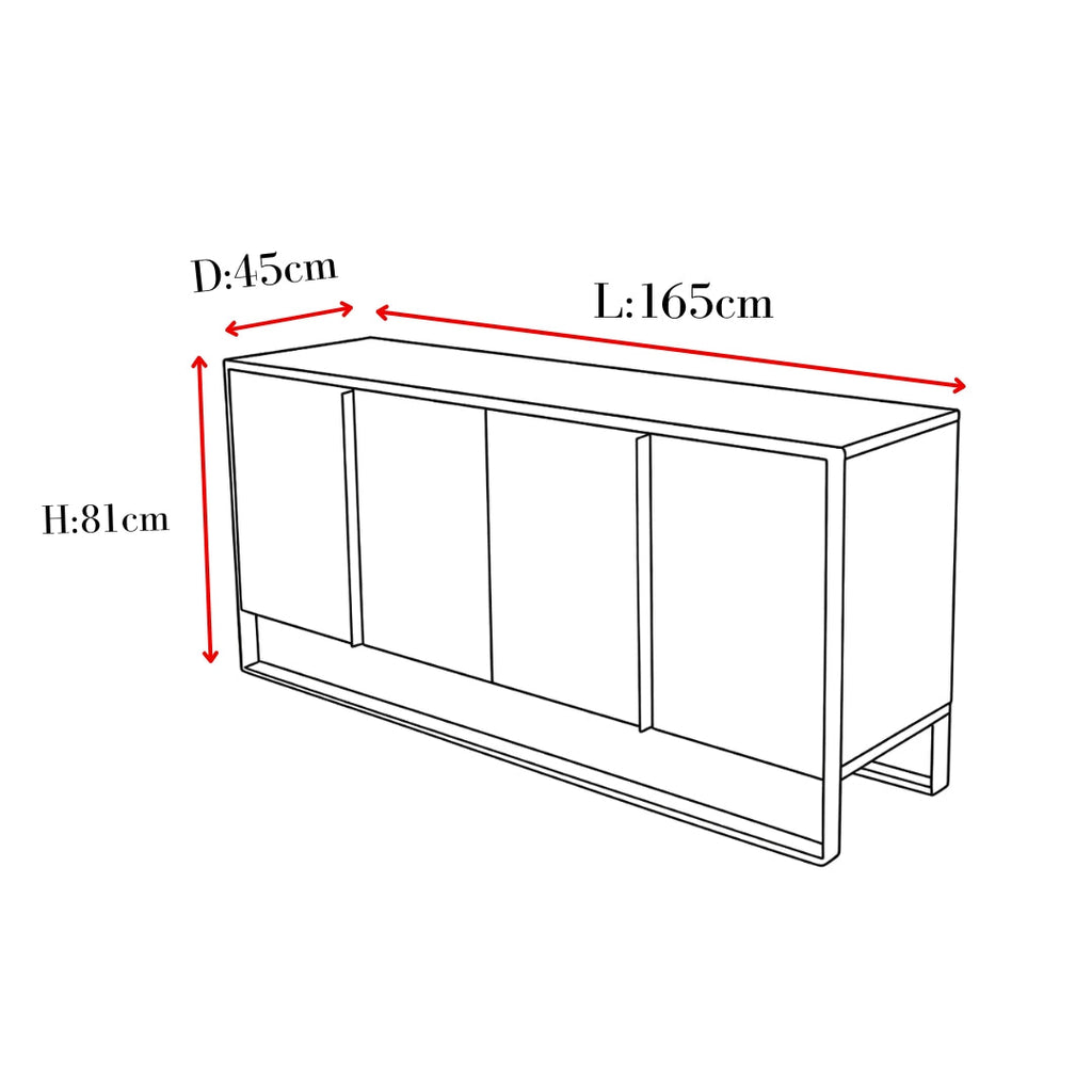 Hunter 2-Door Sideboard YS Interiors