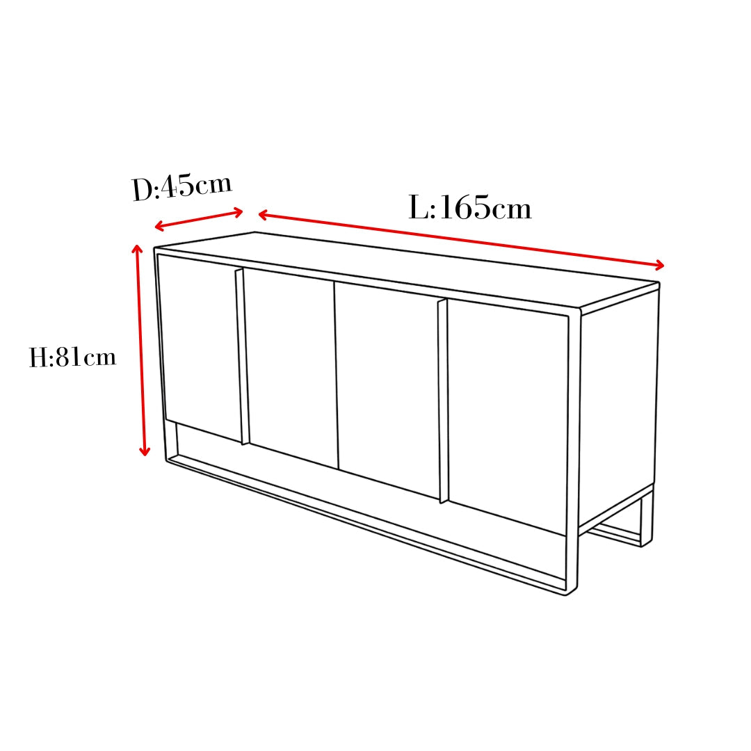 Hunter 2-Door Sideboard YS Interiors