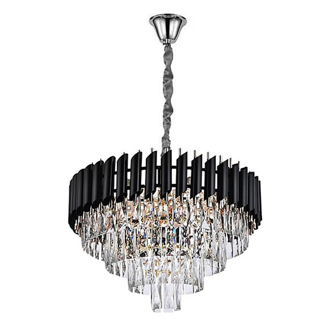 12/16 Light Chrome Aluminium Crystal Ceiling Light China