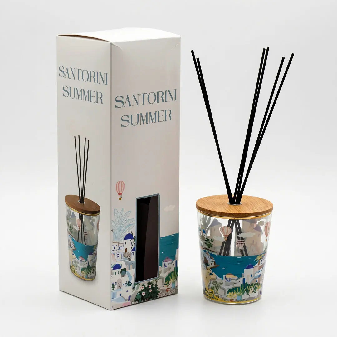 1000ml Santorini Summer Diffuser sil interiors