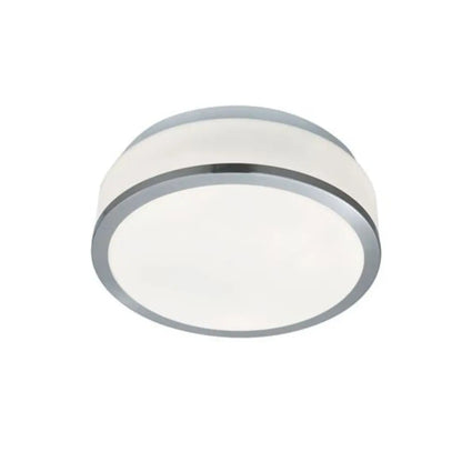 Jensen 2 Light Chrome and Opal Bathroom Light Home Store Living