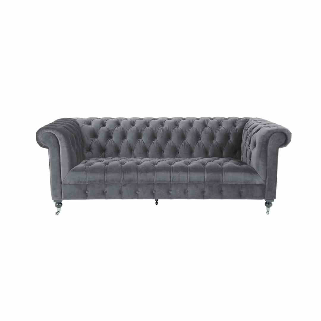 Darby Grey Velvet Sofa Range Home Store Living