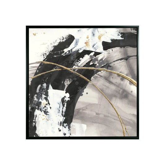 Gilda Abstract Framed Canvas II Home Store Living