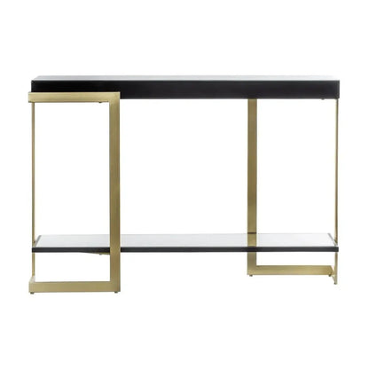 Ardella Console Table Black/Gold Home Store Living