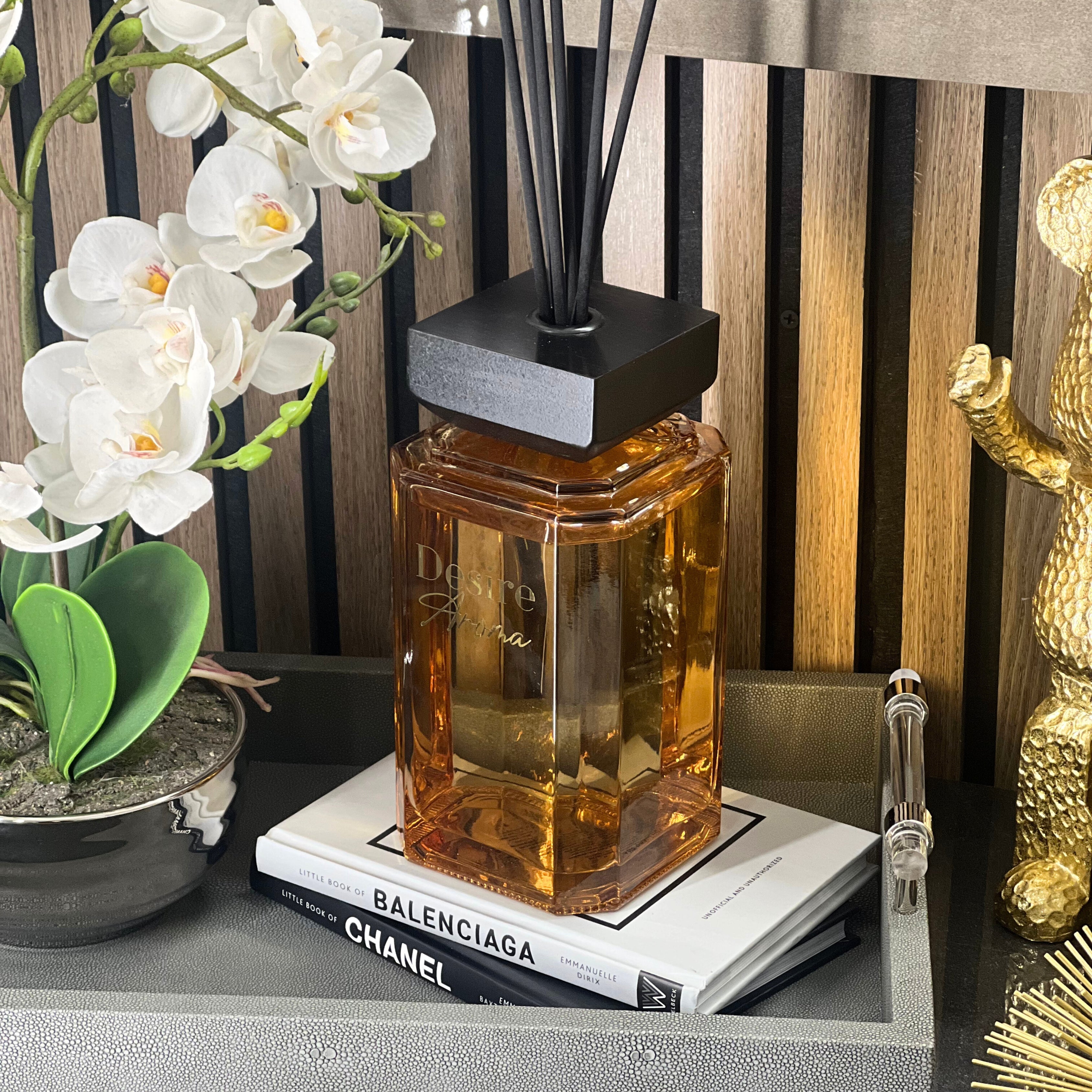 Desire Aroma Pomegranate & Peony 1L Reed Diffuser Lesser & Pavey Ltd