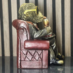 Gorilla In Armchair Home Ornament Lesser & Pavey Ltd