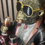 Gorilla In Armchair Home Ornament Lesser & Pavey Ltd