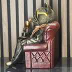 Frenchie in Armchair Home Ornament Lesser & Pavey Ltd