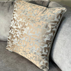 Malini Large Colchester Taupe Cushion 56x56 malini