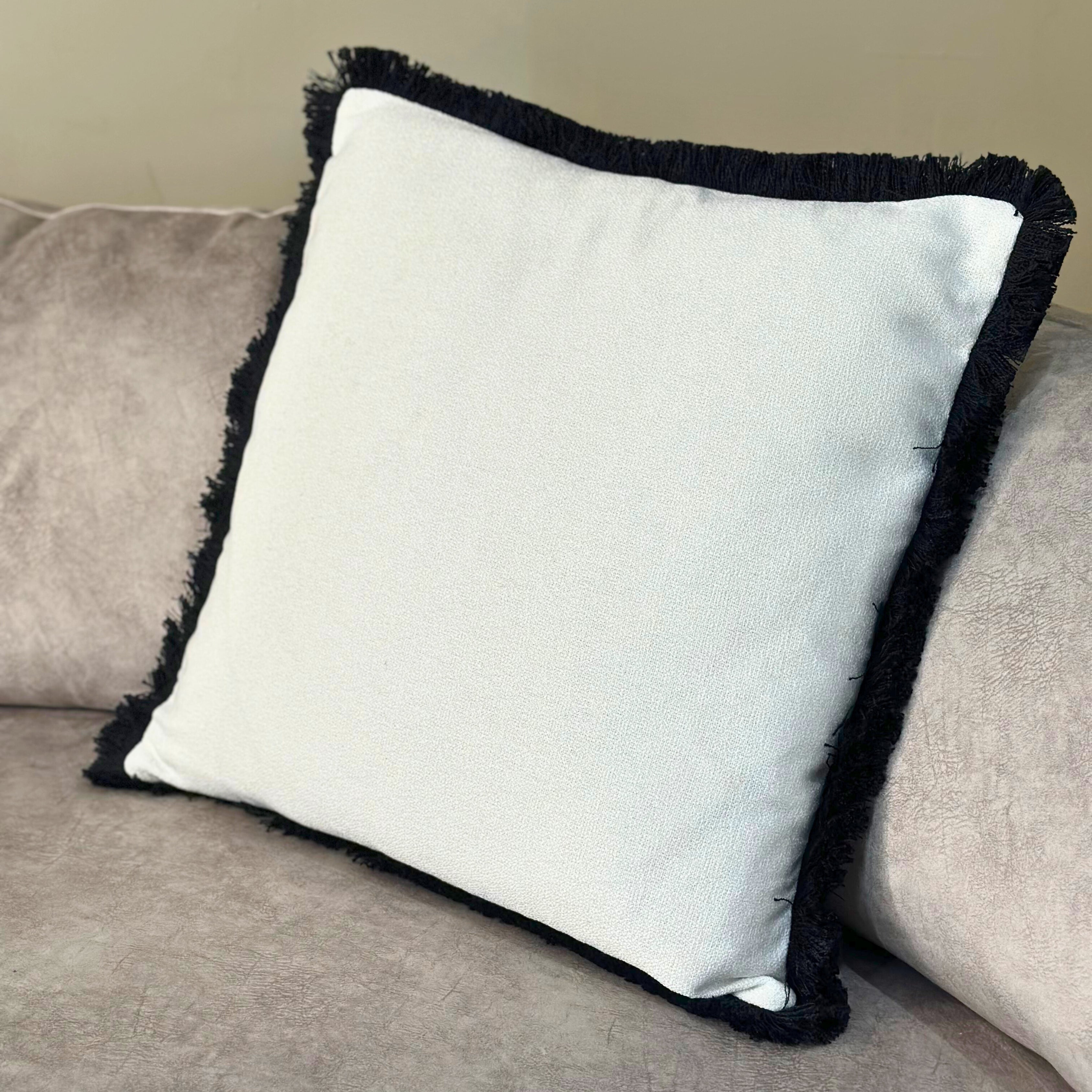 Malini Large Hugo Black Cushion 56x56 malini