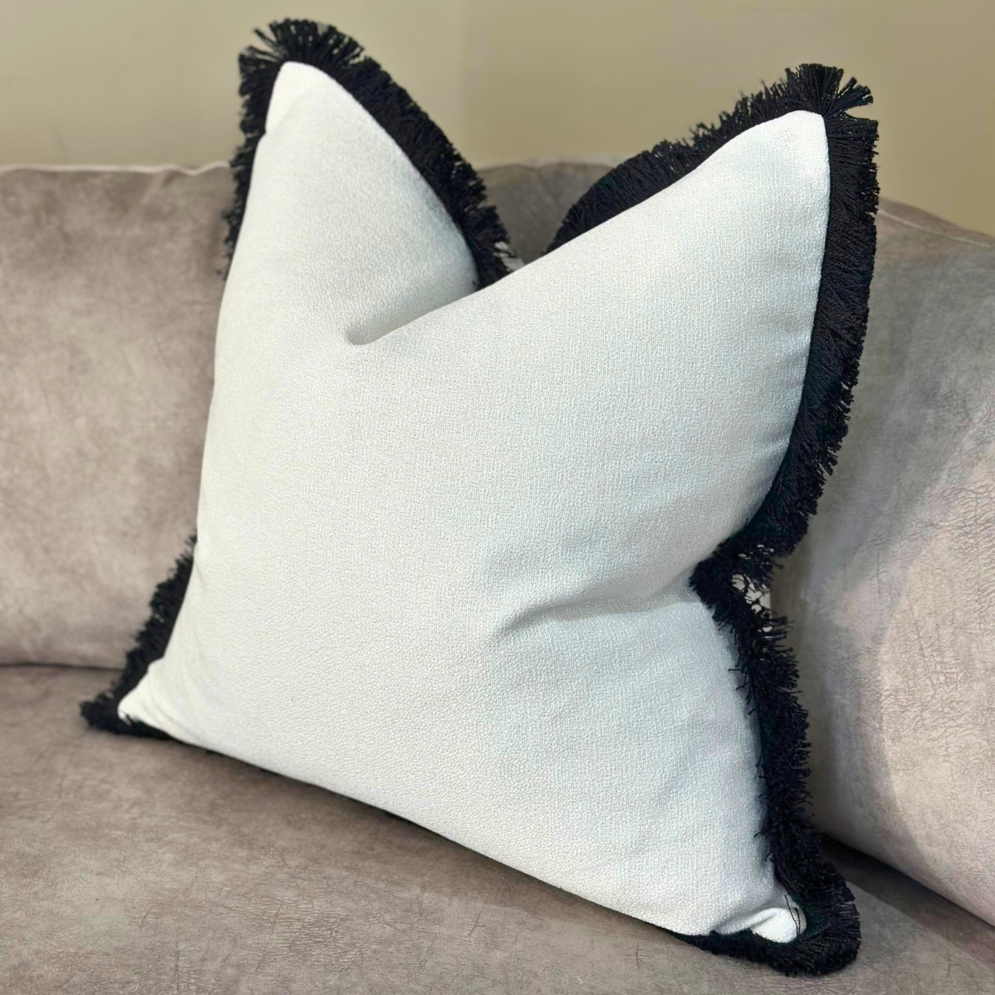 Malini Large Hugo Black Cushion 56x56 malini