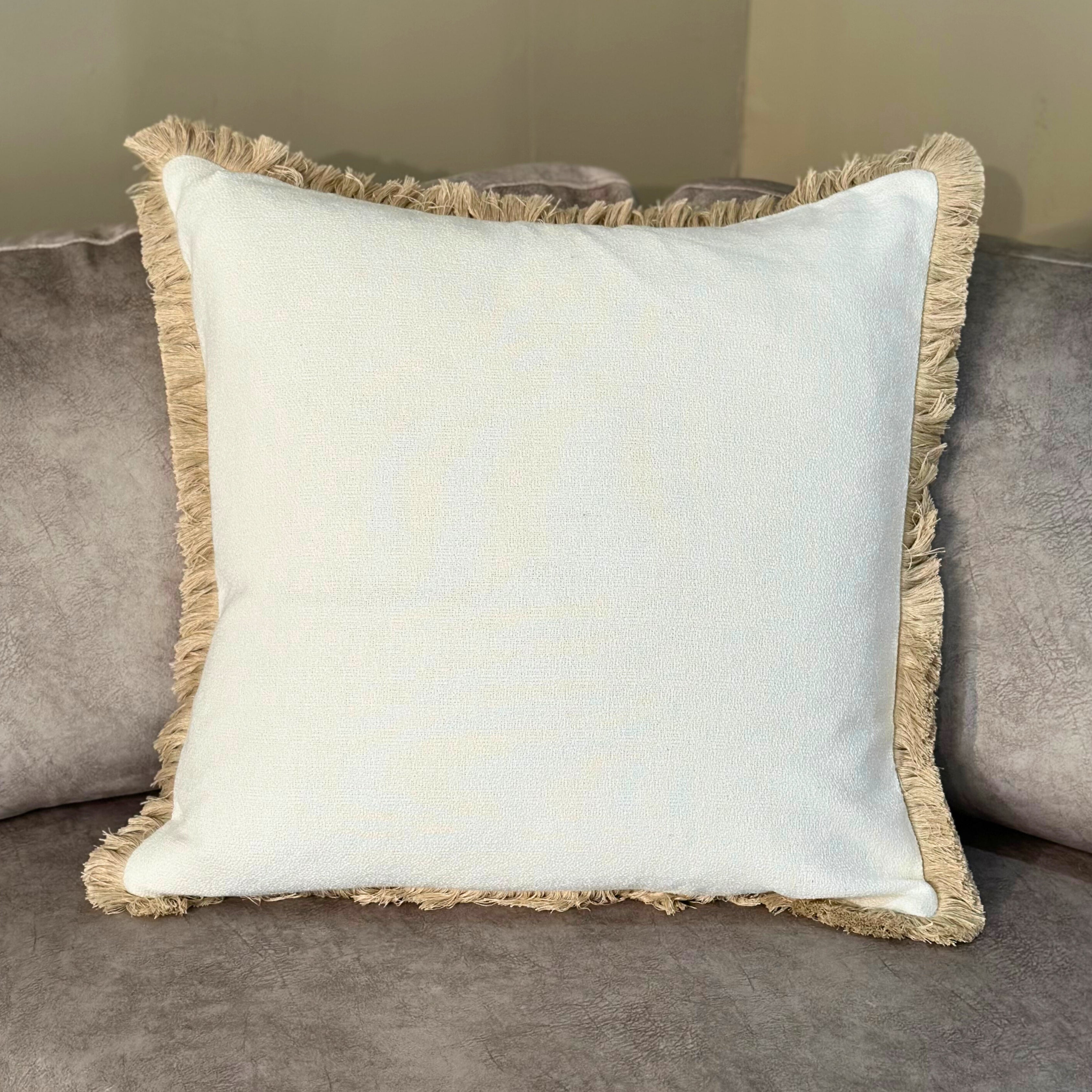 Malini Large Hugo Nat Cushion 56x56 malini