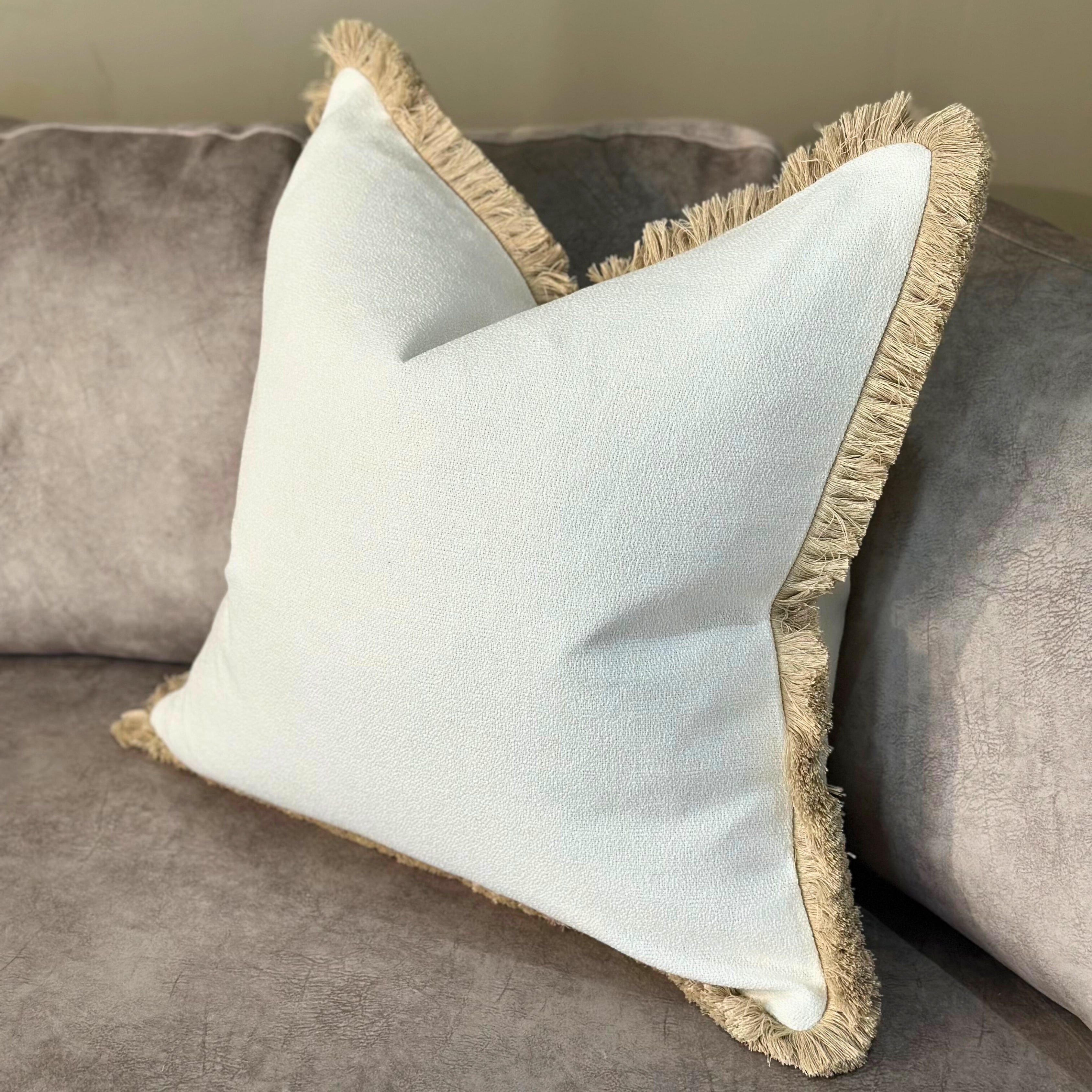 Malini Large Hugo Nat Cushion 56x56 malini