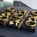 Black & Gold Tic-Tac-Toe Game Ornament Ivan
